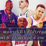 How many NBA Players won mvp 3 times in a row