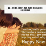 25 + Quick Happy New year wishes for Girlfriend