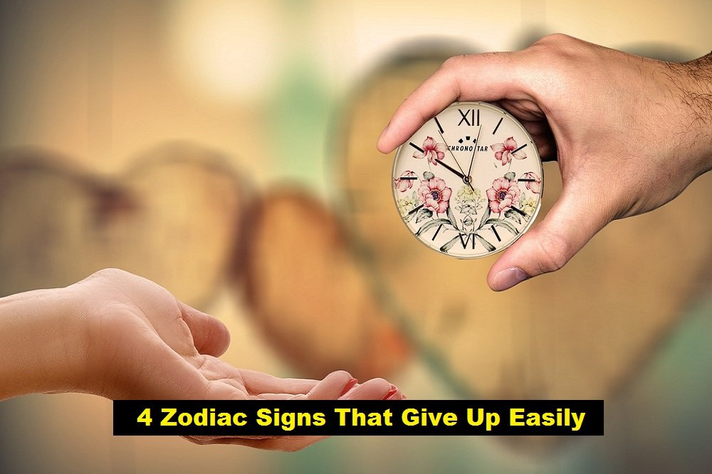 4 Zodiac Signs That Give Up Easily