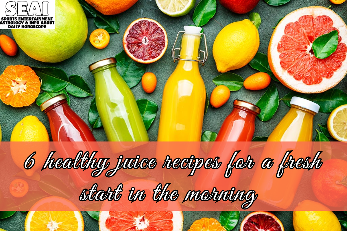6 healthy juice recipes for a fresh start in the morning