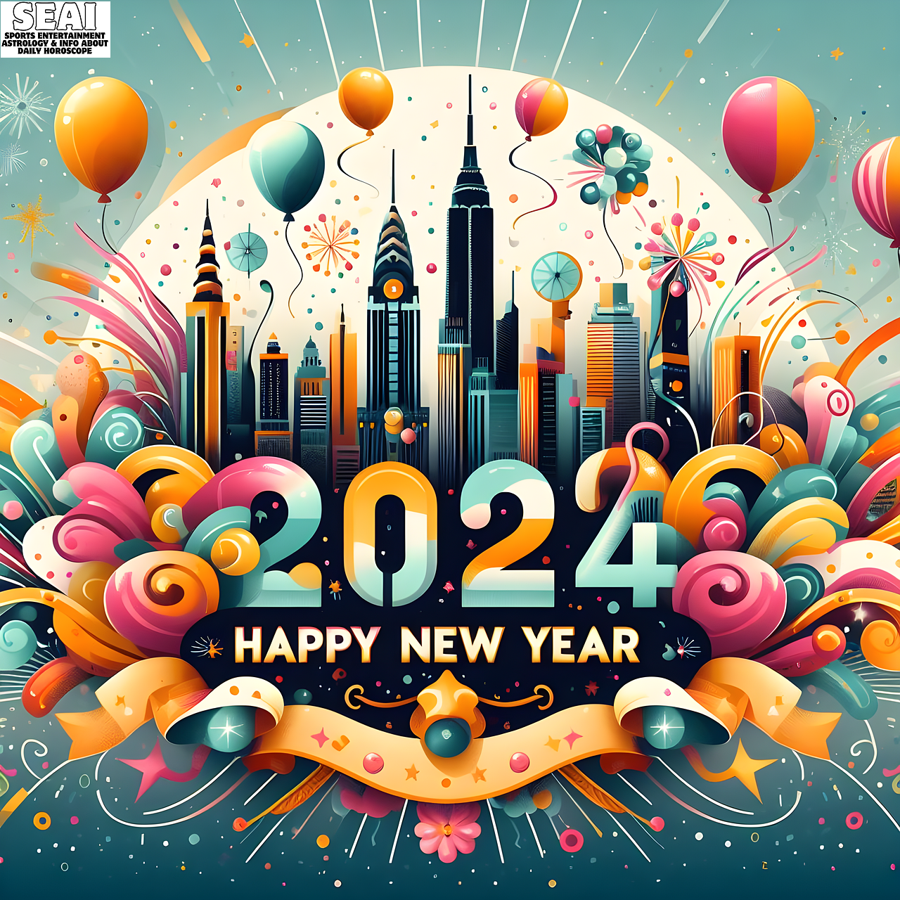 Happy New Year wishes wallpapers images 2024 download