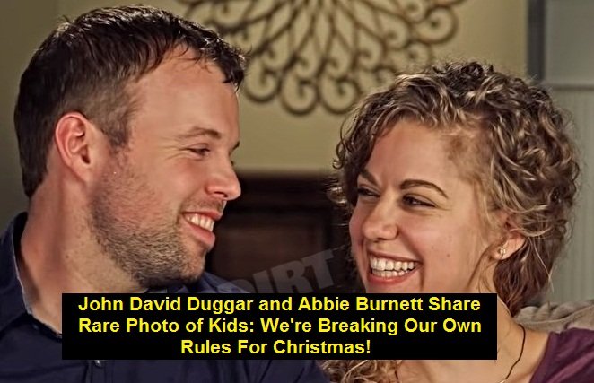 John David Duggar and Abbie Burnett Share Rare Photo of Kids: We're Breaking Our Own Rules For Christmas!