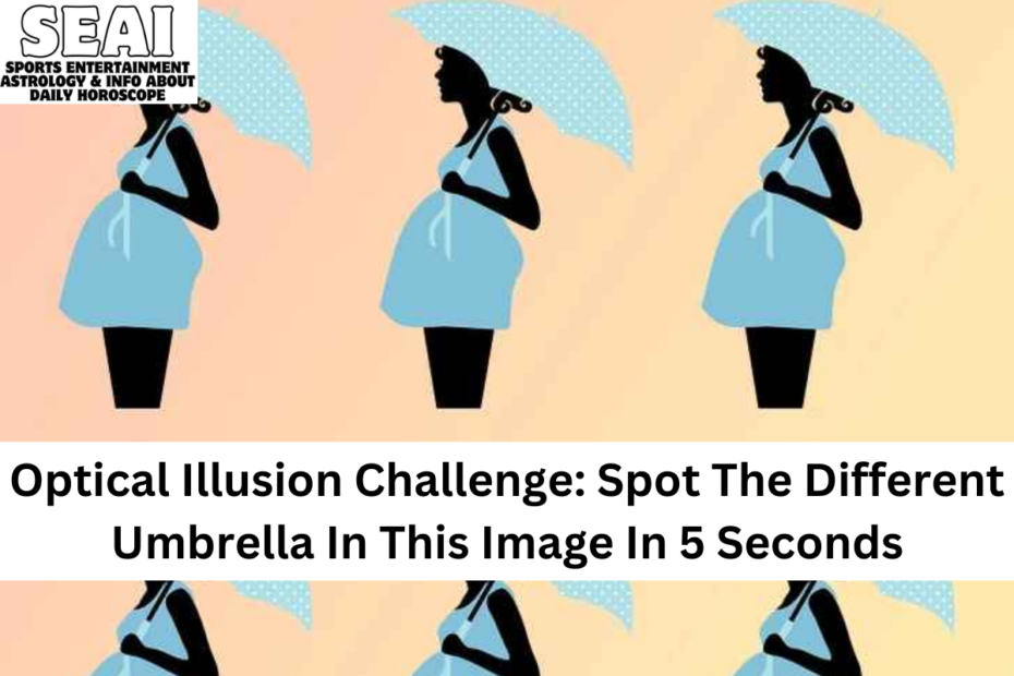 Optical Illusion Challenge Spot The Different Umbrella In This Image In 5 Seconds