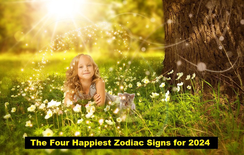 The Four Happiest Zodiac Signs for 2024