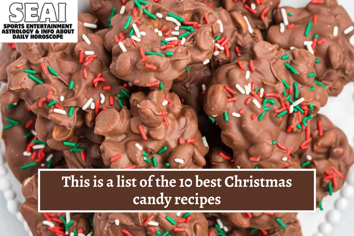This is a list of the 10 best Christmas candy recipes
