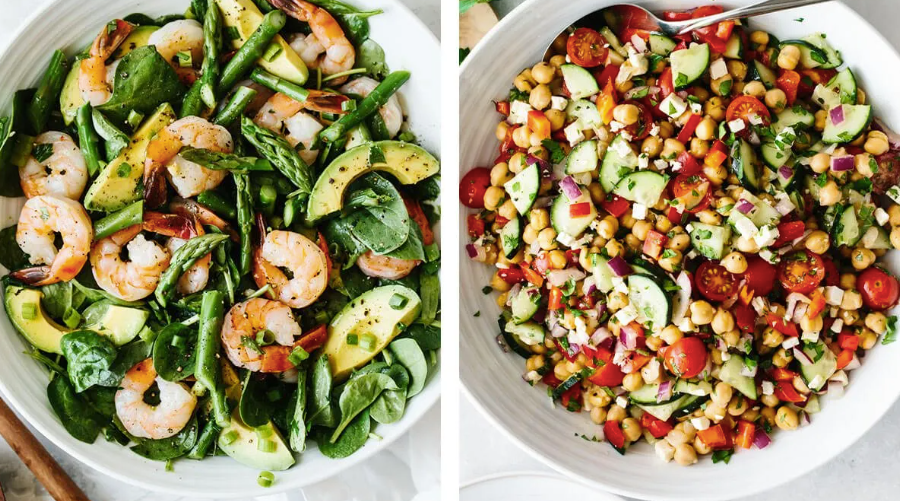 Top 8 Healthy And Filling Salad Recipes For Weight Loss