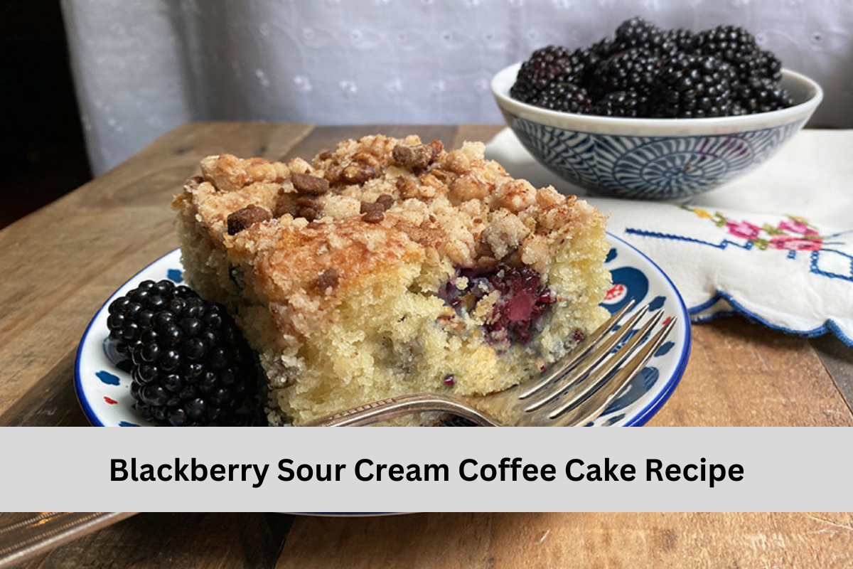 Blackberry Sour Cream Coffee Cake Recipe