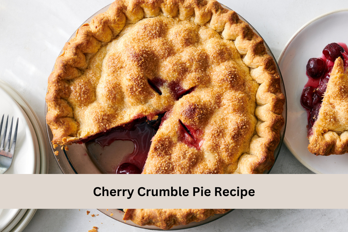 Cherry Crumble Pie Recipe