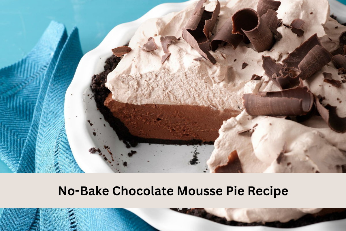 No-Bake Chocolate Mousse Pie Recipe