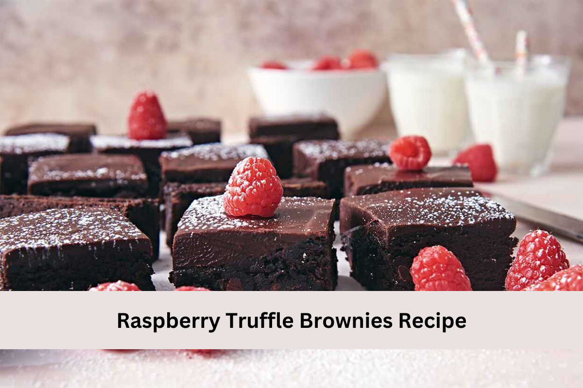 Raspberry Truffle Brownies Recipe
