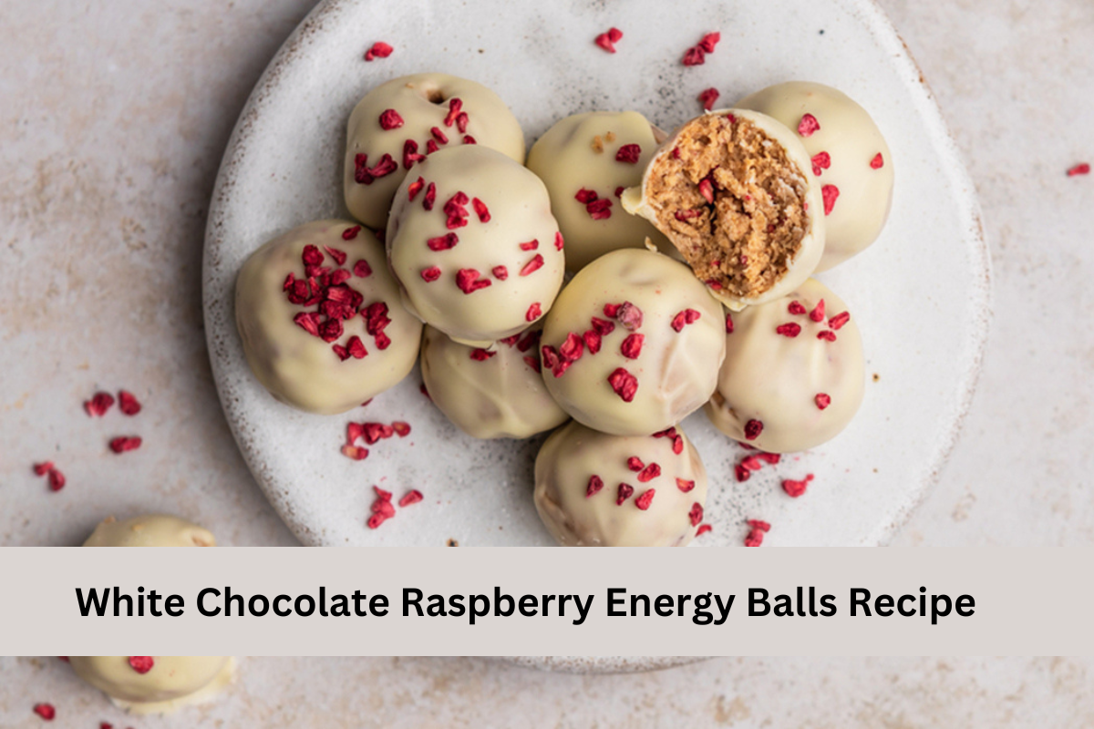White Chocolate Raspberry Energy Balls Recipe